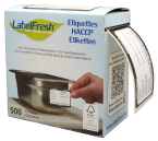 Labelfresh HACCP Etiketten 70x45mm Diepvries